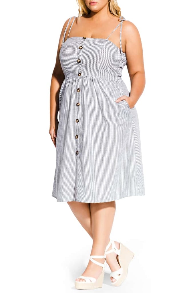 City Chic Riviera A-Line Sundress