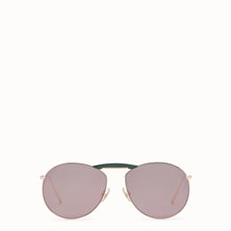 Gentle Fendi Copper-Coloured Sunglasses