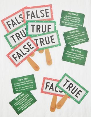 Christmas Entertainment True Or False Game