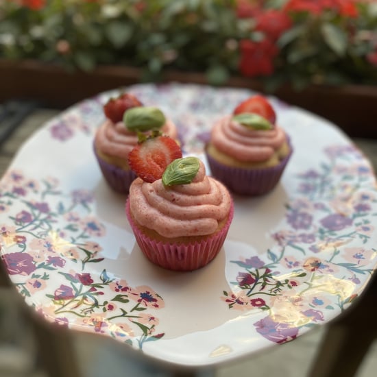 Strawberry Basil Cupcakes Recipe With Photos