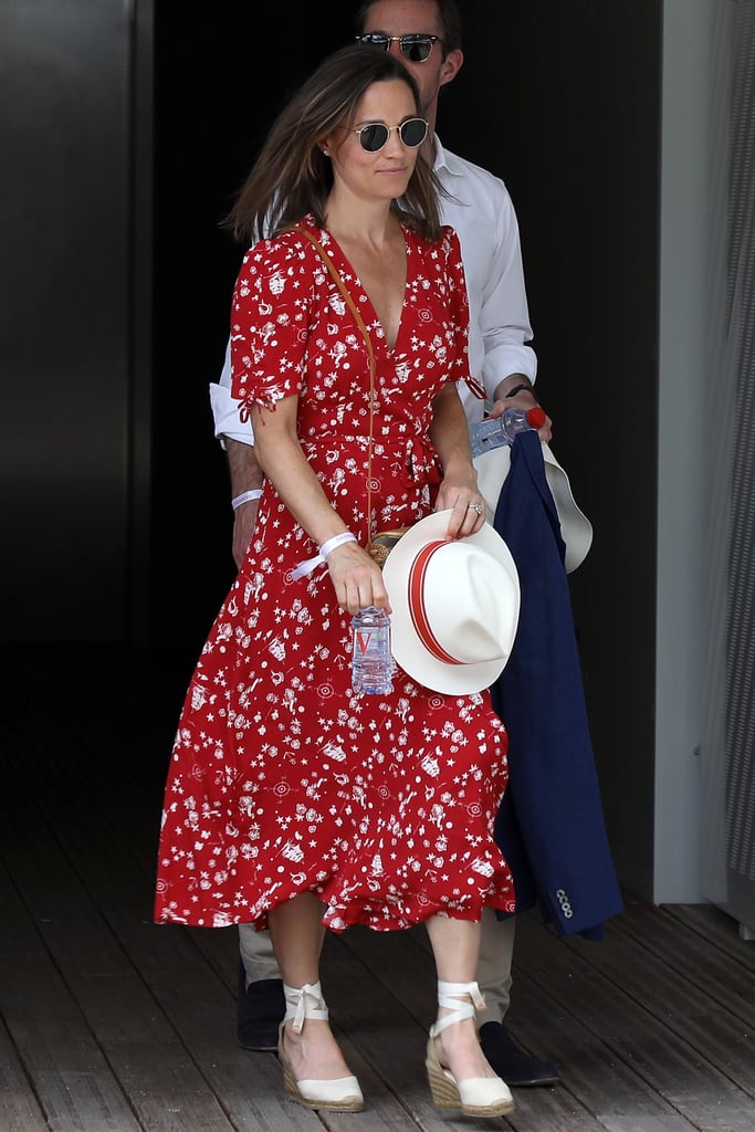 Pippa Middleton Red Ralph Lauren Dress