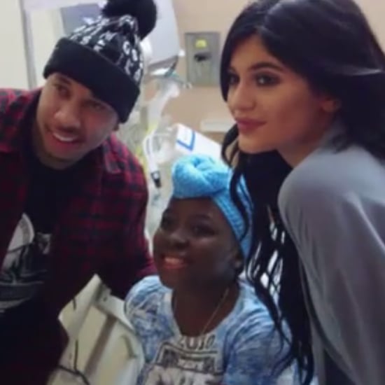 Kylie Jenner and Tyga Visit Children's Hospital Video