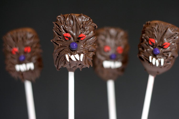 Werewolf Cake Pops