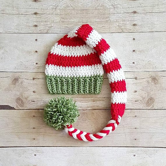 Crochet Baby Christmas Hat