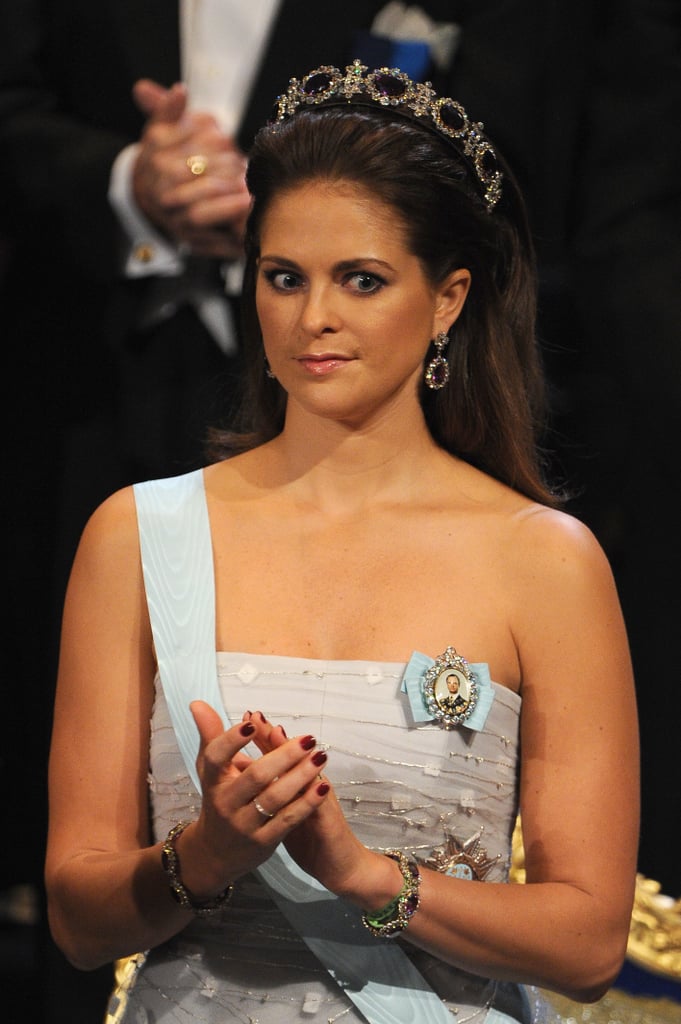 The princess gave a priceless look during the 2012 Nobel Prize award ceremony concert in Stockholm.