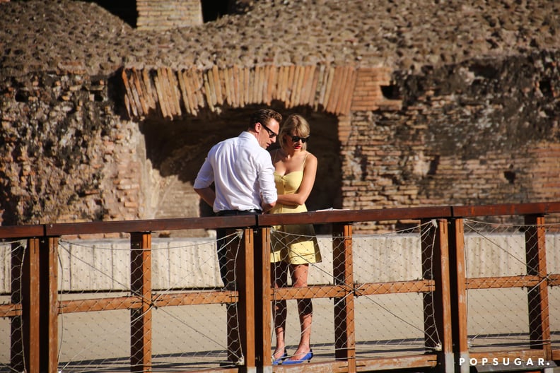 Taylor Swift Style — At the Colosseum w/ Tom Hiddleston, Rome, Italy