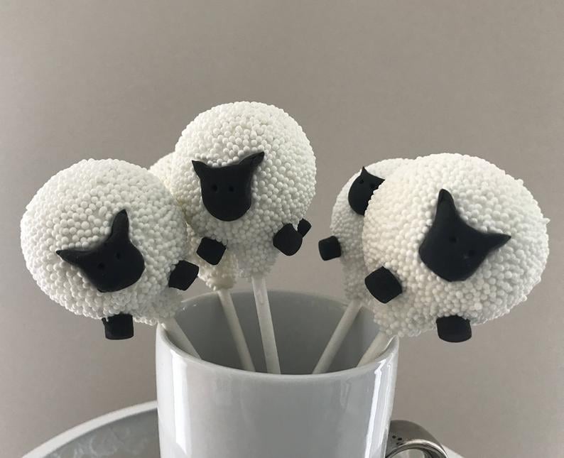 Sheep Cake Pops