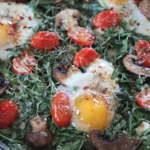 Baked Spinach and Ricotta Eggs POPSUGAR Food
