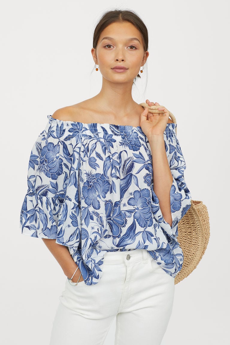 H&M Off-the-Shoulder Blouse