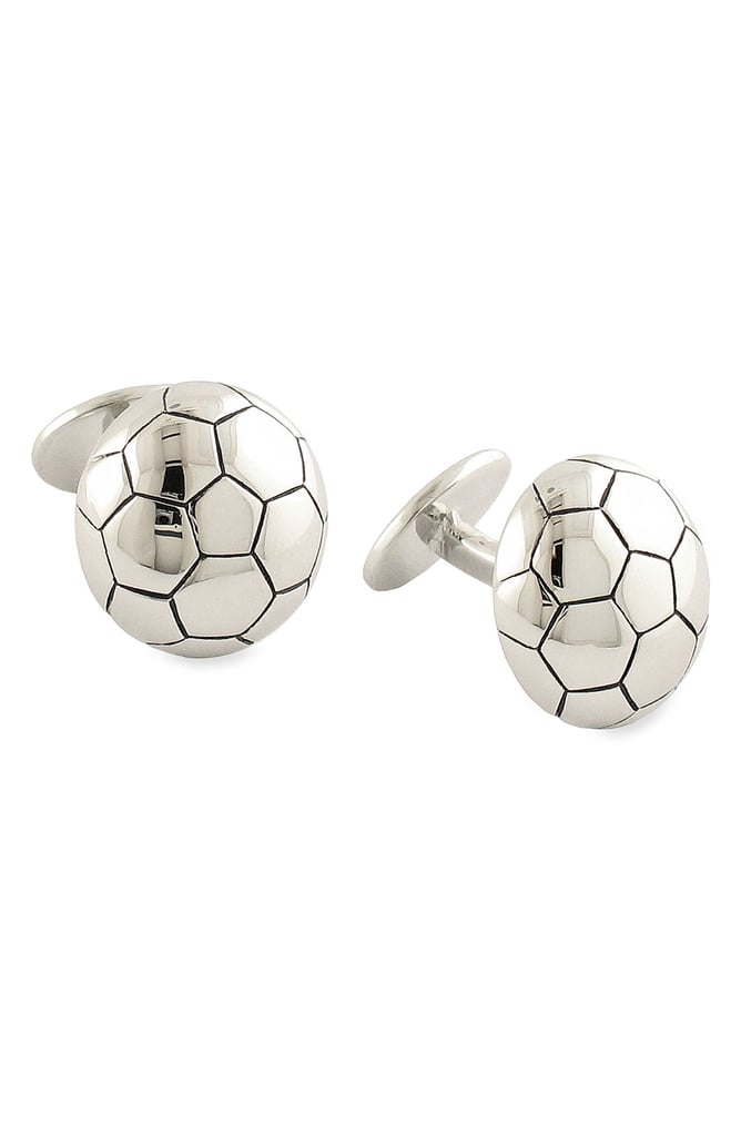David Donahue Soccer Sterling Silver Cuff Links ($150)