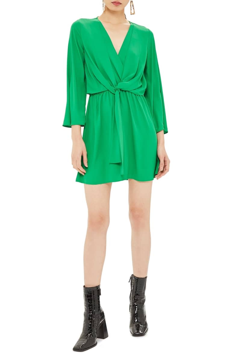 Topshop Tiffany Knot Minidress