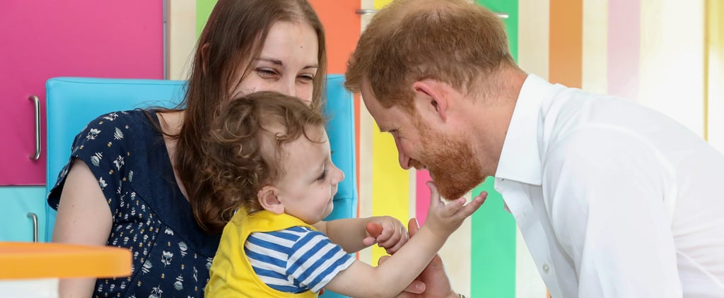 Prince Harry Had the Cutest Reaction When This Little Boy Tried to Tug on His Beard