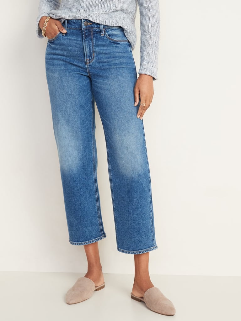 Old Navy High-Waisted Slim Wide-Leg Jeans