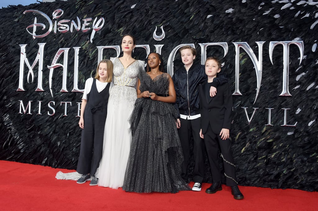 Angelina Jolie and Her Kids Maleficent 2 Press Tour Photos