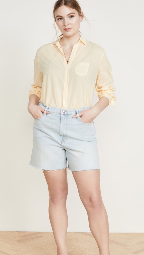 FRAME Le Tour Raw Edge Shorts
