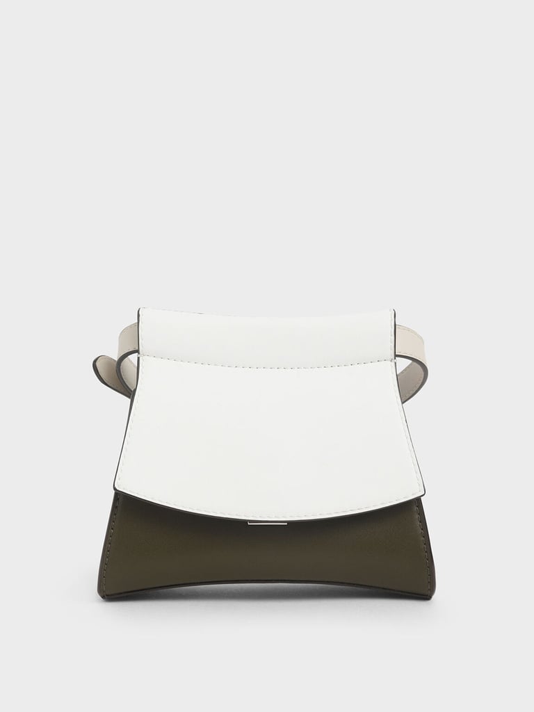 Charles & Keith White TwoTone Belt Bag How to Wear the 2Toned Trend
