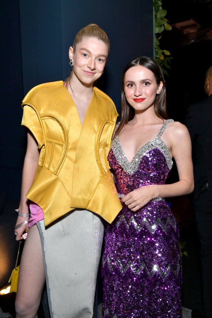 Hunter Schafer Wore a Bedazzled Finger at a Globes Party