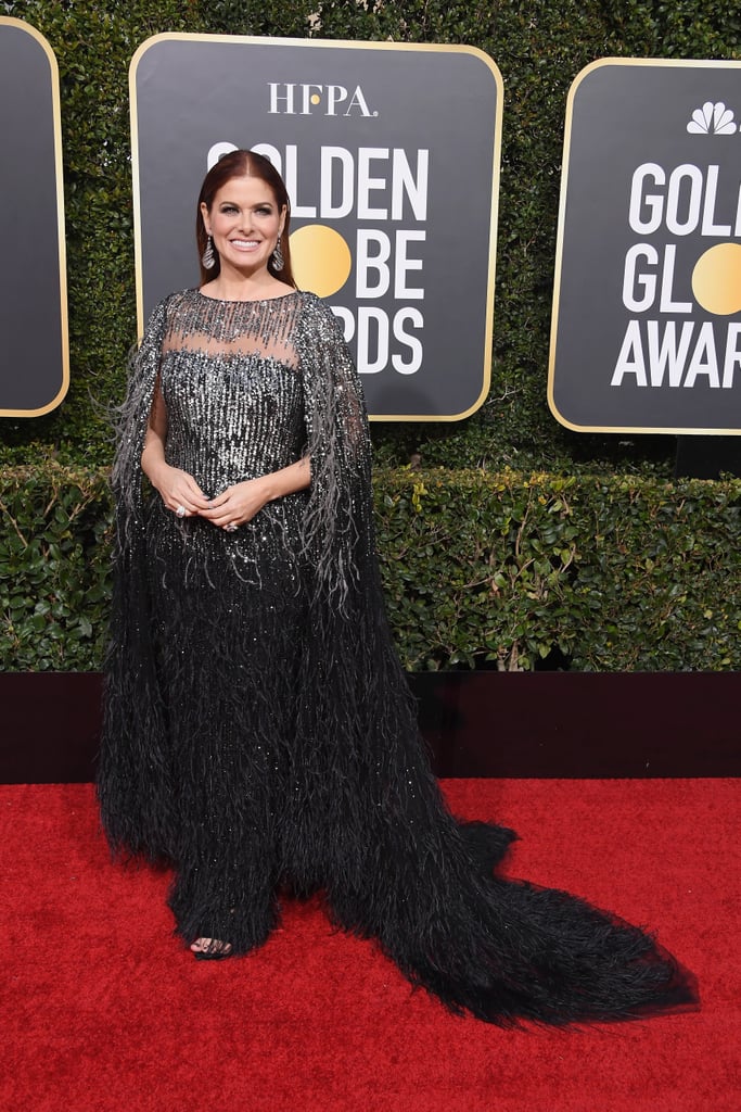 Debra Messing at the 2019 Golden Globes