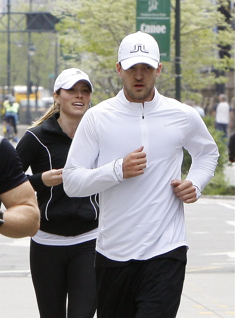 The duo jogged around NYC together in April 2009.