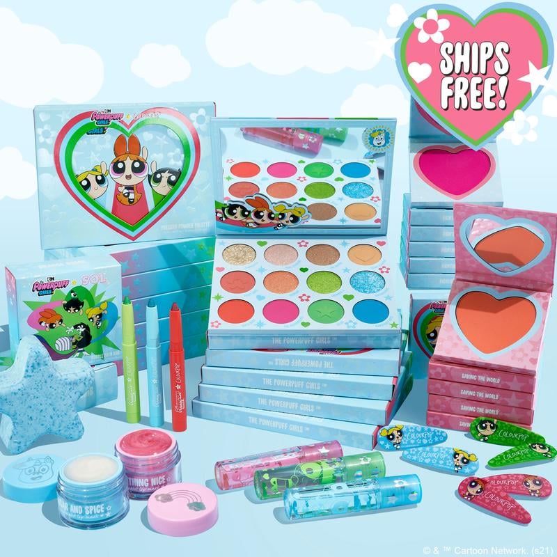 ColourPop x Powerpuff Girls Full Collection