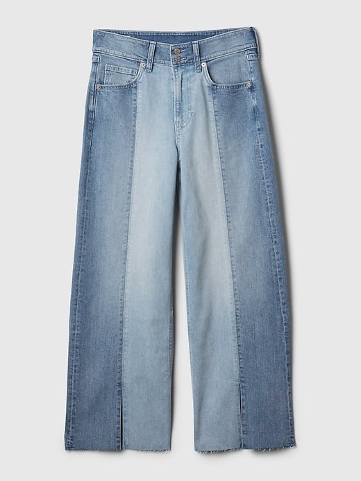 Gap High Rise Stride Wide-Leg Ankle Jeans