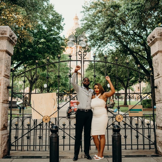 Engagement Photo Shoot During Black Lives Matter Protest