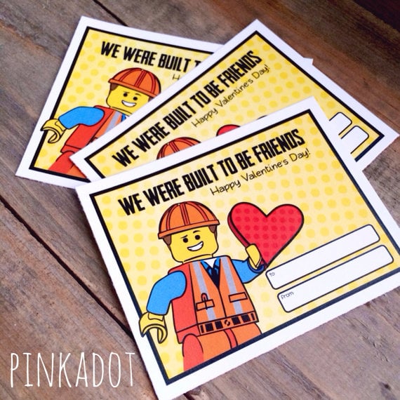 construction worker minifigure valentines