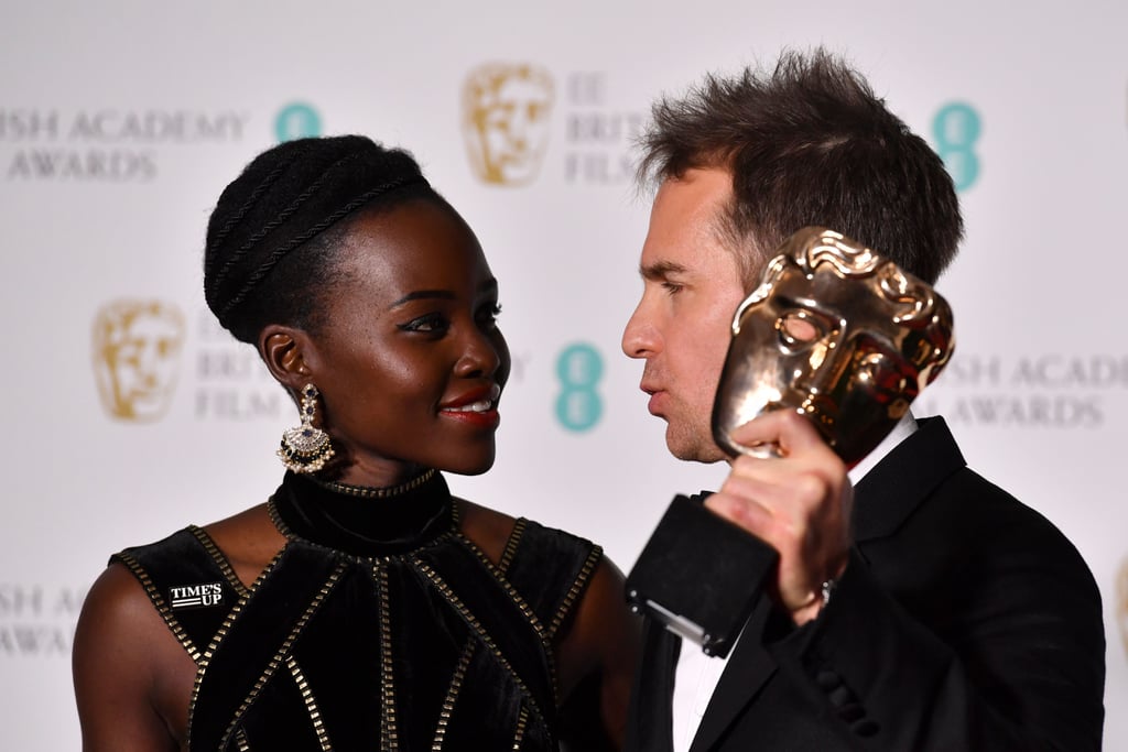 Lupita Nyong'o and Sam Rockwell, 2018