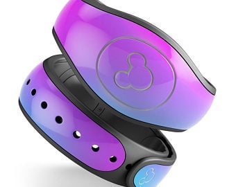 Neon Holographic V1 Decal Skin Wrap Kit For the Disney Magic Band 2