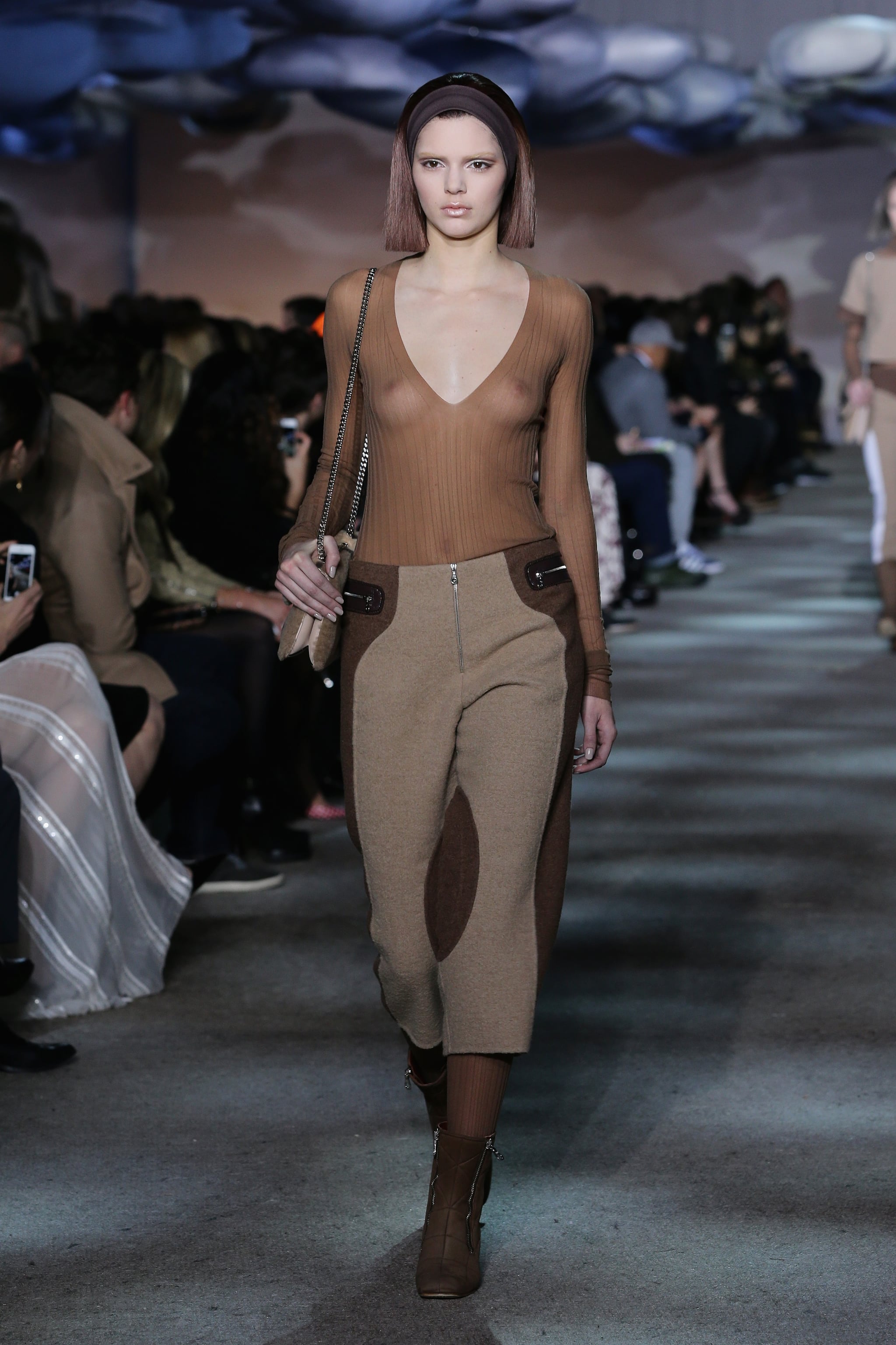 NEW YORK, NY - FEBRUARY 13:  Kendall Jenner walks the runway at the Marc Jacobs fashion show during Mercedes-Benz Fashion Week Fall 2014 at the New York State Armory on February 13, 2014 in New York City.  (Photo by Neilson Barnard/Getty Images for Mercedes-Benz Fashion Week)