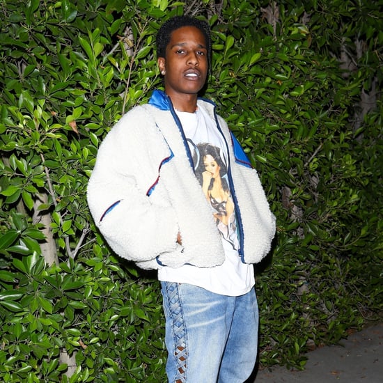 一个$AP Rocky在成为父亲后在洛杉矶
