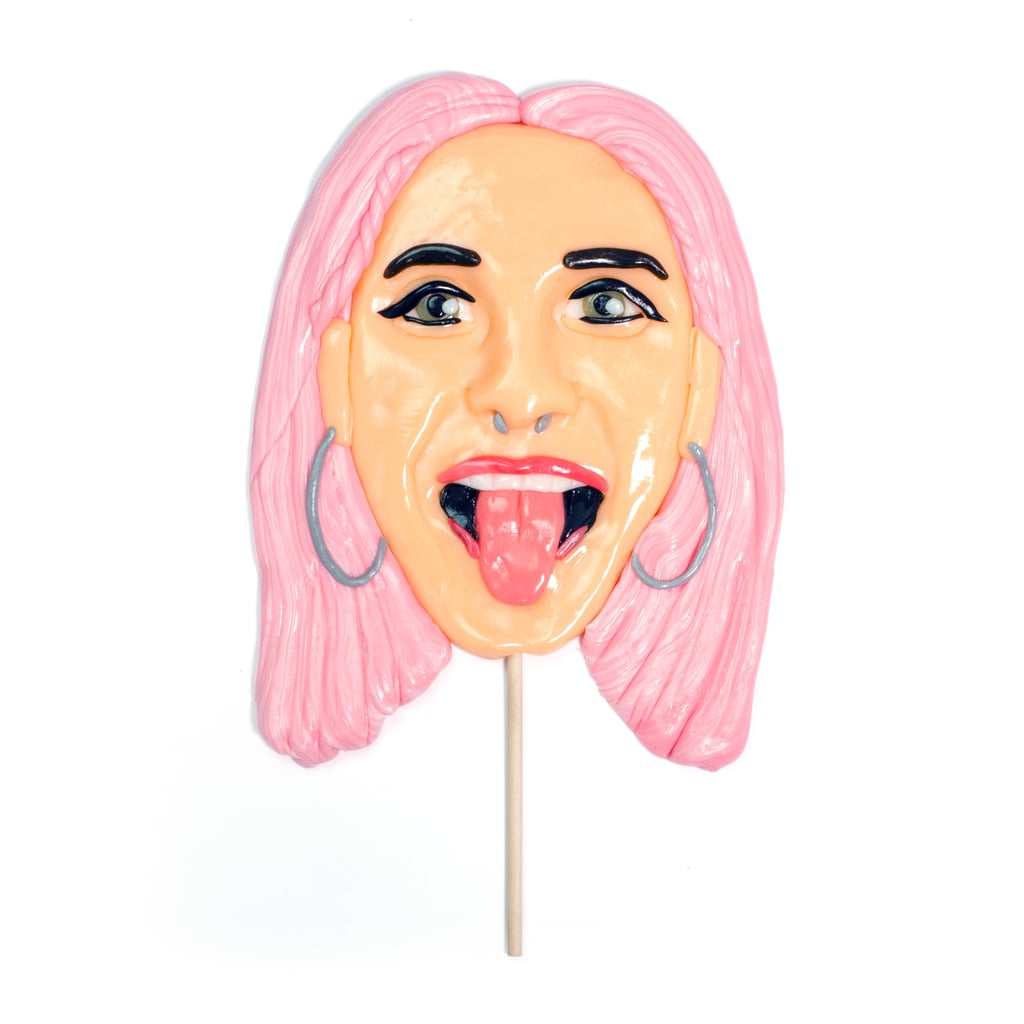 Real-Life Face Lollipop