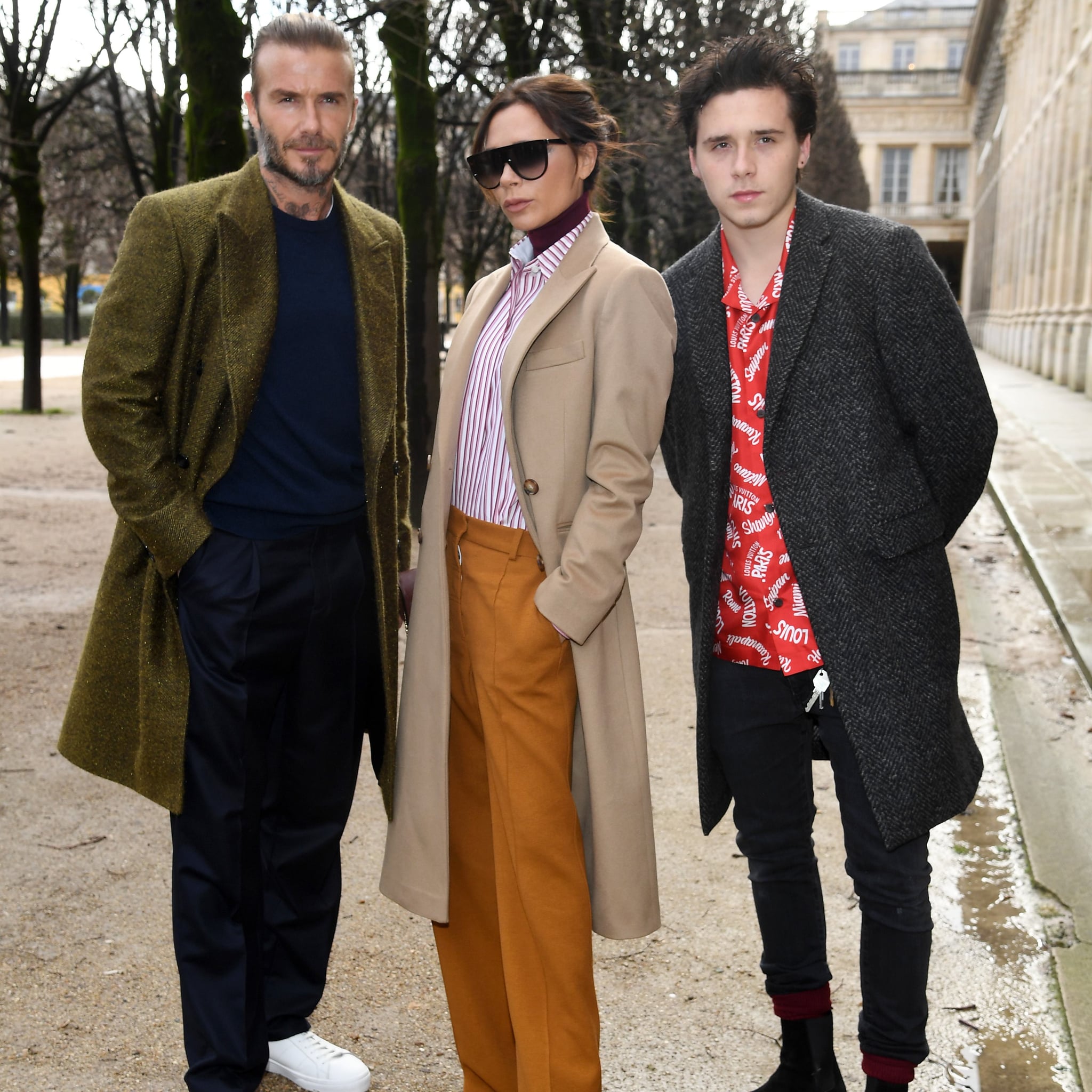 The Beckham Family at Paris Fashion Week 2018