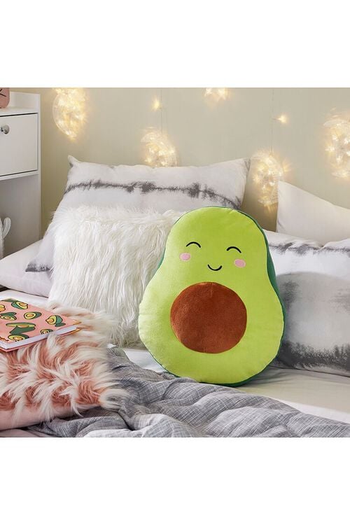 Plush Avocado Throw Pillow