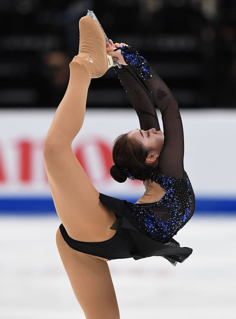 Joanna So Wearing Over-the-Boot Tights at Four Continents in 2019