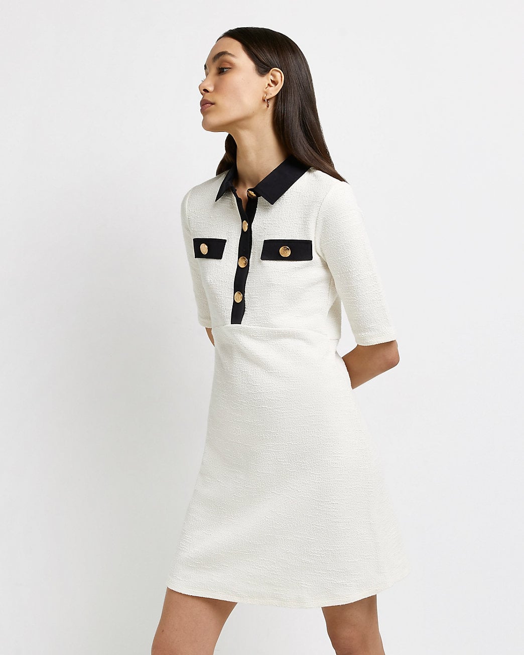 River Island Boucl Mini Dress 18 Pieces to Nail the Light