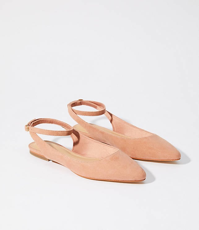 flats with wrap around ankle