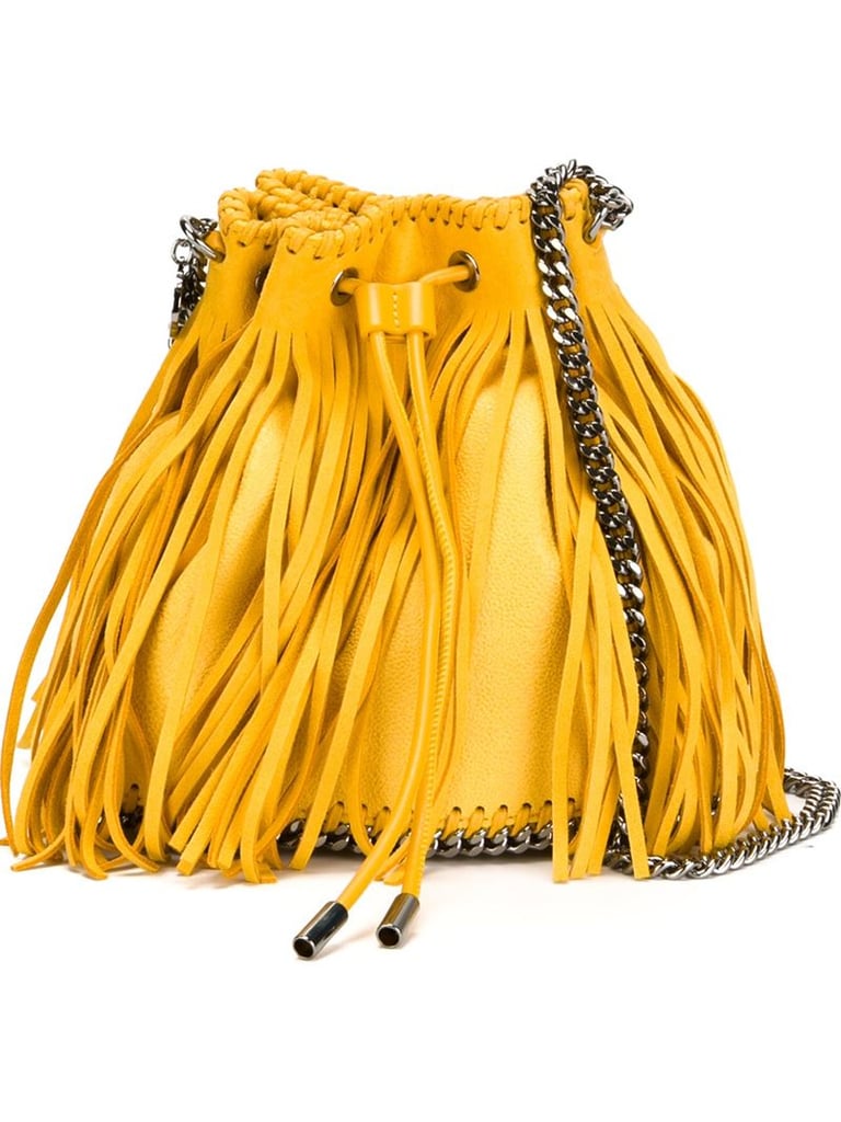 Stella McCartney Falabella Sun Fringed Bucket Shoulder Bag