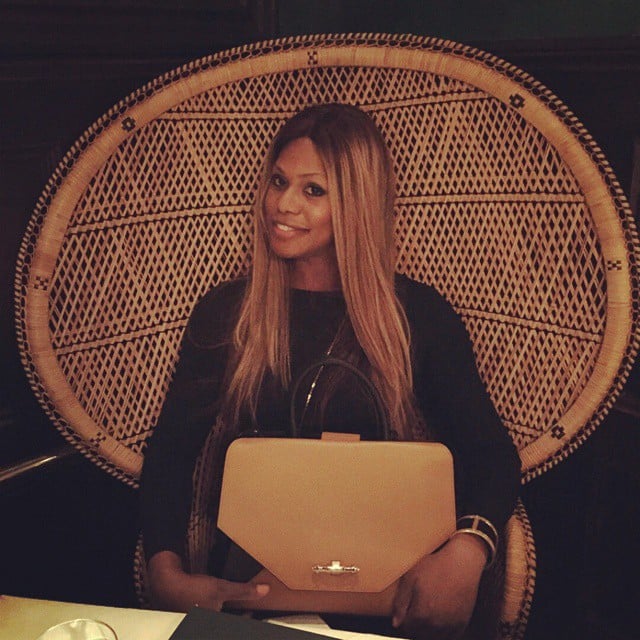 Laverne Cox ate dinner with her close friends.
Source: Instagram user lavernecox