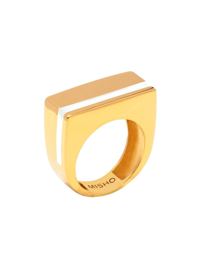 Misho Bauhaus Model 4 Enamel Ring
