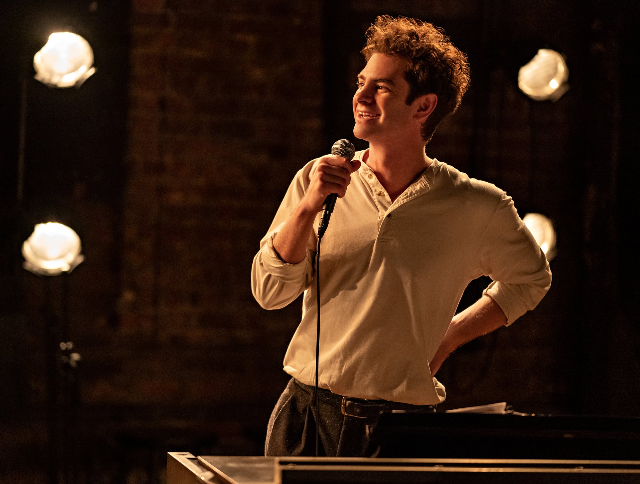 TICK, TICK…BOOM! Andrew Garfield as Jonathan Larson, in TICK, TICK…BOOM! Photo Credit: Macall Polay/NETFLIX ©2021