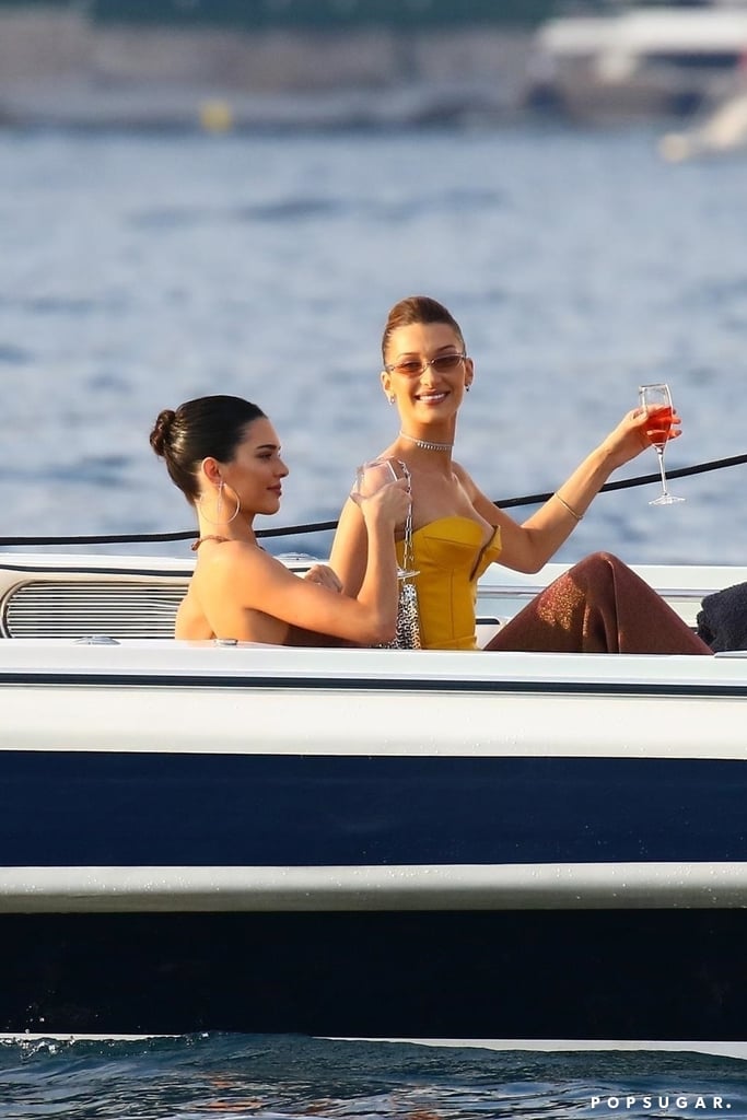 Kendall Jenner and Bella Hadid Cannes Yacht Photos May 2019