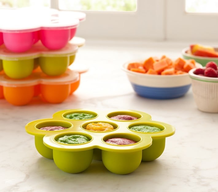 Multiportion Baby Food Freezer Tray