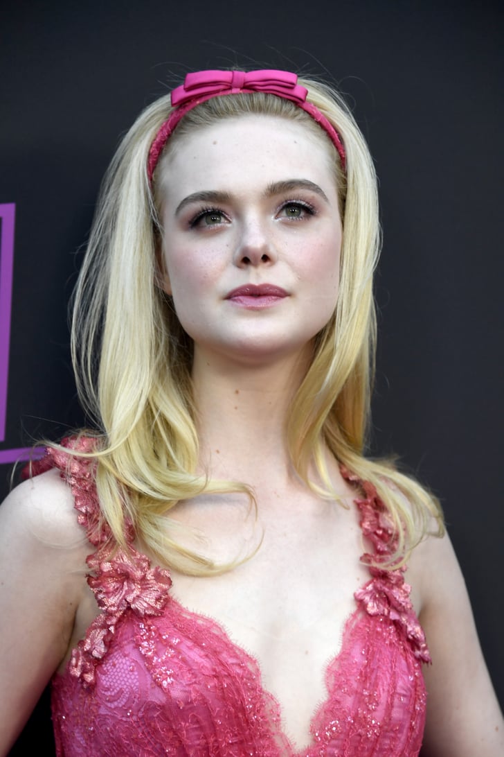 Elle Fanning Pink Rodarte Dress At Teen Spirit Premiere Popsugar