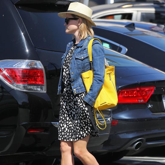 Reese Witherspoon Wearing Jean Jacket and Yellow Bag | Video