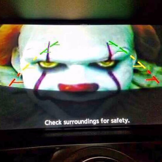 Husband Scares Wife With Photos on Backup Camera