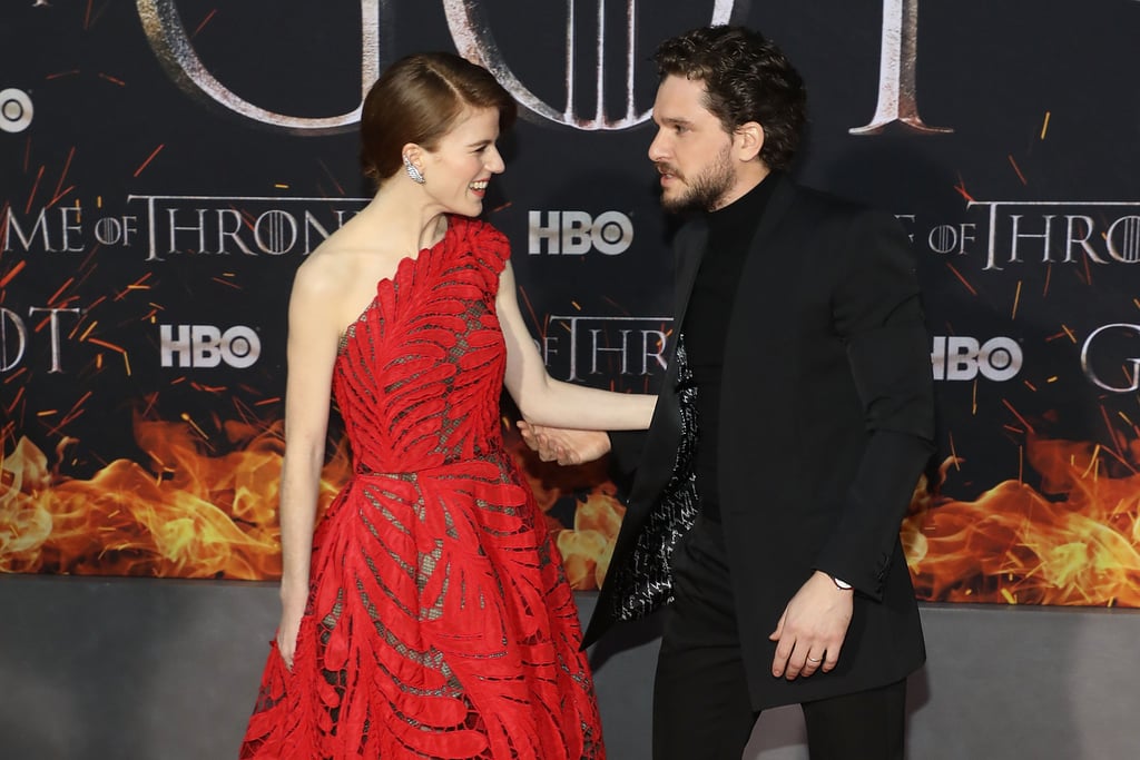 Kit Harington Rose Leslie at Game of Thrones Premiere 2019