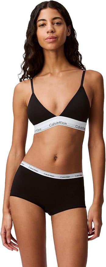 Calvin Klein Modern Cotton Lightly Lined Triangle Wireless Bralette ($25, originally $40) and Calvin Klein Modern Cotton Boyshort Panty ($24)
A personal favorite of our shopping director's, Calvin Klein can never steer you wrong. The material of this set is deliciously soft and breathable, and, teamed with the triangle bra, it feels sporty but effortlessly sexy. You can even convert the straps of the bra for low-impact workouts or a little yoga after you roll out of bed.