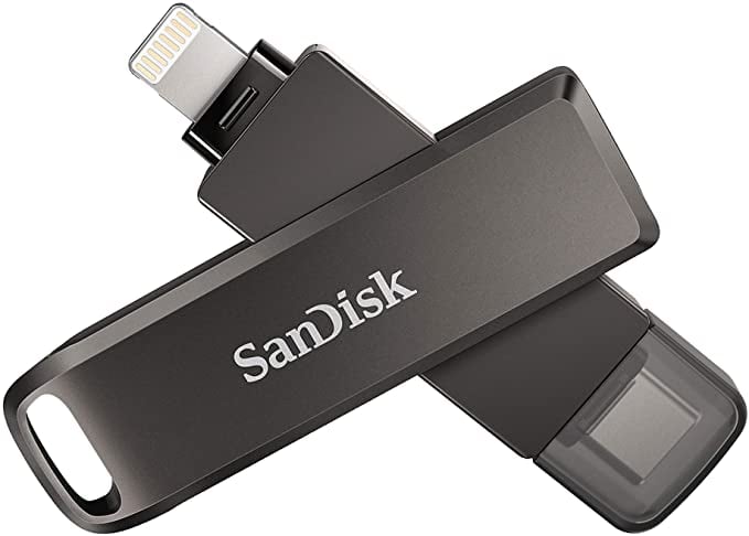 SanDisk 64GB iXpand Flash Drive Luxe for iPhone and USB Type-C Devices