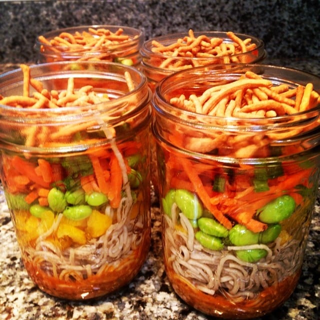 Asian Noodle Salad Salad in a Jar Recipes POPSUGAR Fitness Photo 19